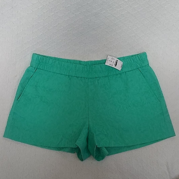 J. Crew Floral Textured Jacquard Shorts - Picture 1 of 7